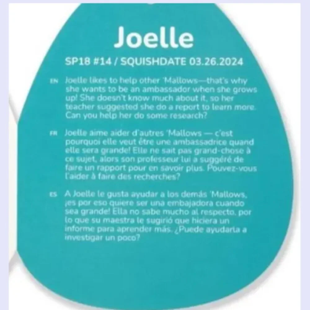 Squishmallows Joelle Sleepamallows 18